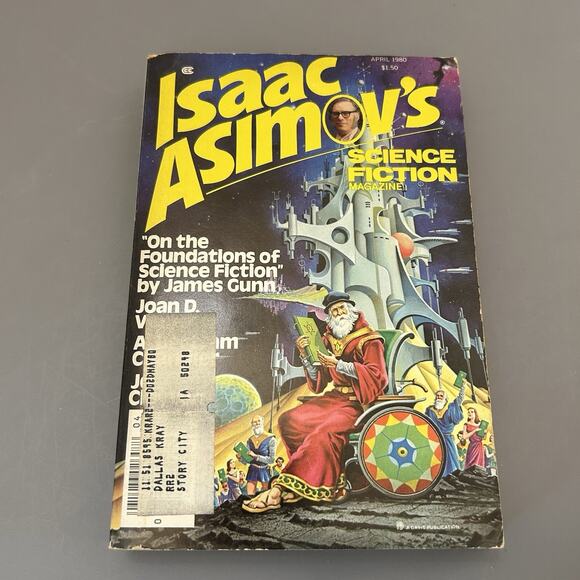 Isaac Asimov's Science Fiction Magazine Lot Mixed Year 1979-1980 Lot Of 5 “READ” - Picture 6 of 14